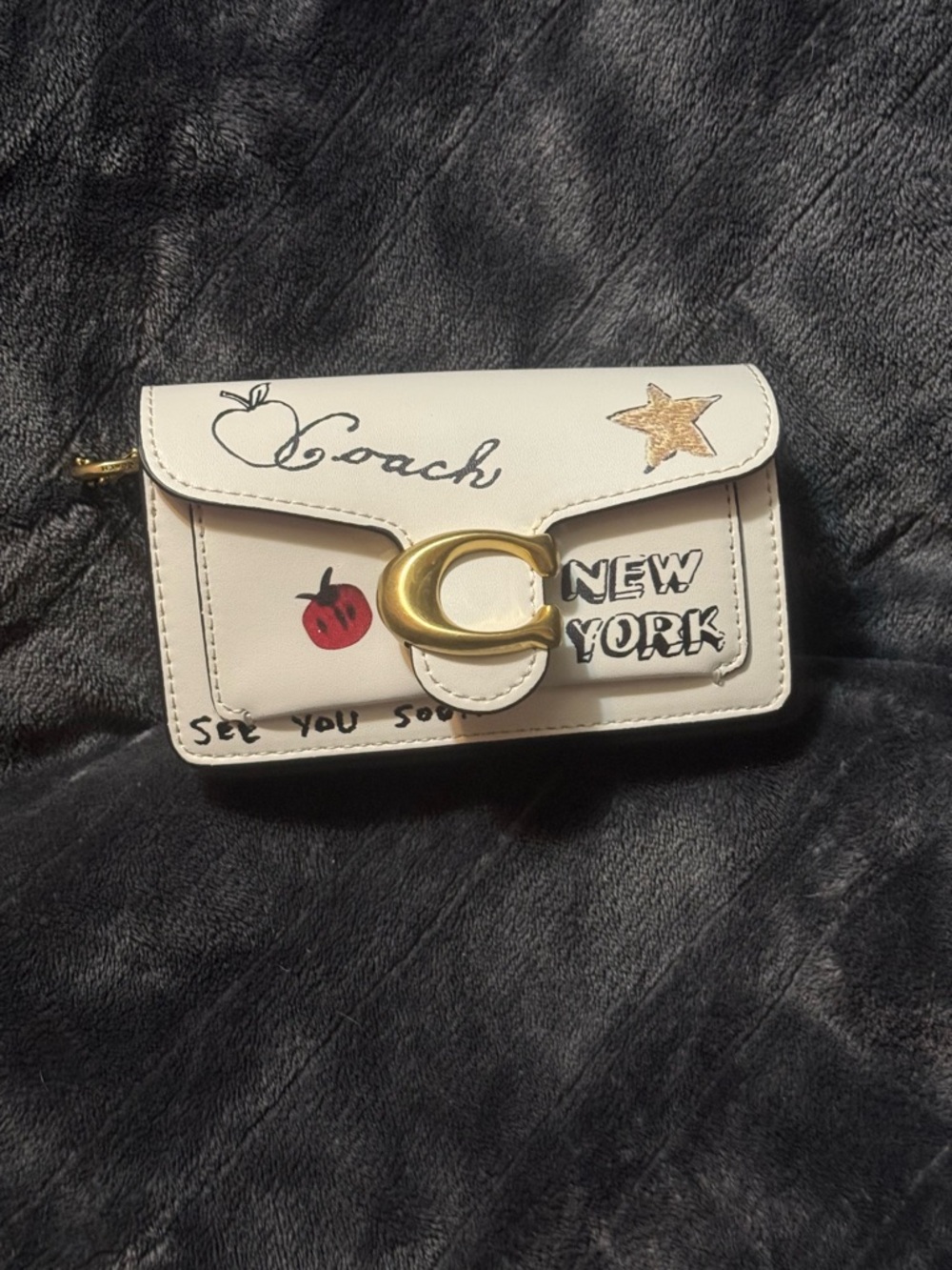 White Doodle Mini Crossbody & White Sketch Crossbody Bundle